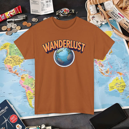 Wanderlust Glow Air Travel T-Shirts | Jetsetter, Airport, and International Flight Tees