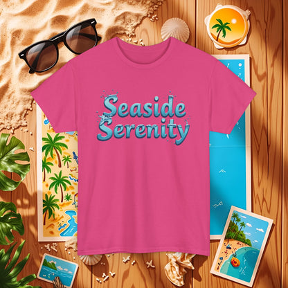 Seaside Bliss Beach Travel T-Shirts | Tropical Vacation & Coastal Lifestyle Tees