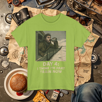 Day 4: I Think I Am Part Train – Feral Traveler’s Siberian Railroad Tee Road Trip & Vehicle Travel T-Shirts | Car, RV, and Motorcycle Adventure Tees