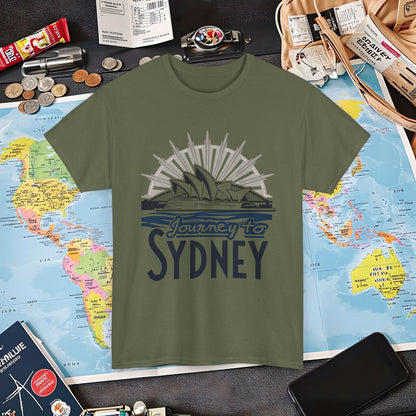 Sydney Elegance Air Travel T-Shirts | Jetsetter, Airport, and International Flight Tees