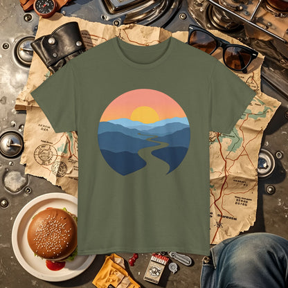 Journey Ahead Road Trip & Vehicle Travel T-Shirts | Car, RV, and Motorcycle Adventure Tees