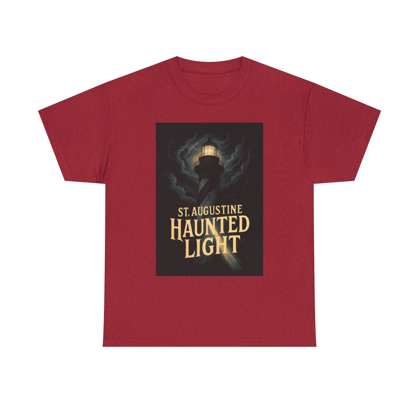 St. Augustine Haunted Lighthouse Florida Shirt – Stormy Night Dark Tourism Tee | Car, RV, and Motorcycle Adventure Tees