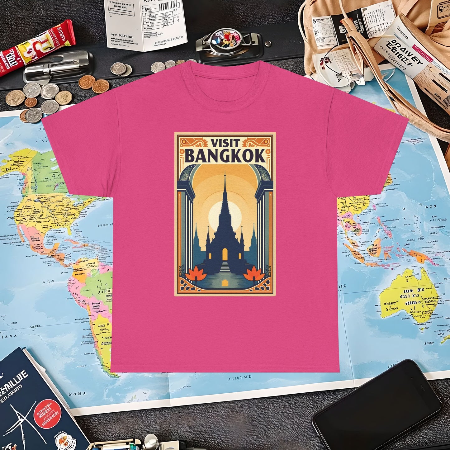 Bangkok Bliss Air Travel T-Shirts | Jetsetter, Airport, and International Flight Tees