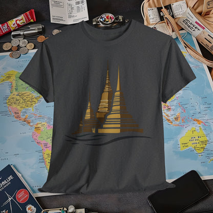 Temple Elegance Air Travel T-Shirts | Jetsetter, Airport, and International Flight Tees