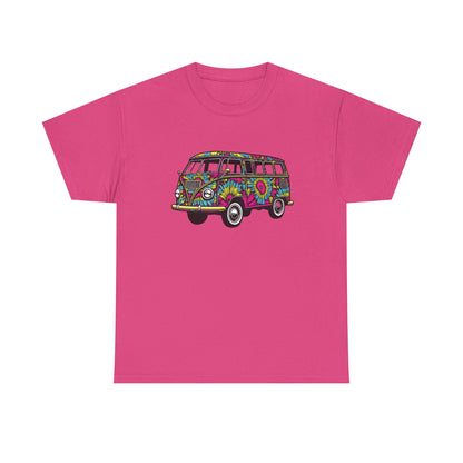 Kaleidoscope Van Road Trip & Vehicle Travel T-Shirts | Car, RV, and Motorcycle Adventure Tees