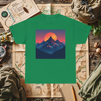 Mountain Glow Outdoor Adventure T-Shirts | Camping, Hiking, Rafting & Kayaking Tees for Nature Lovers