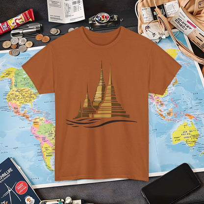 Temple Elegance Air Travel T-Shirts | Jetsetter, Airport, and International Flight Tees