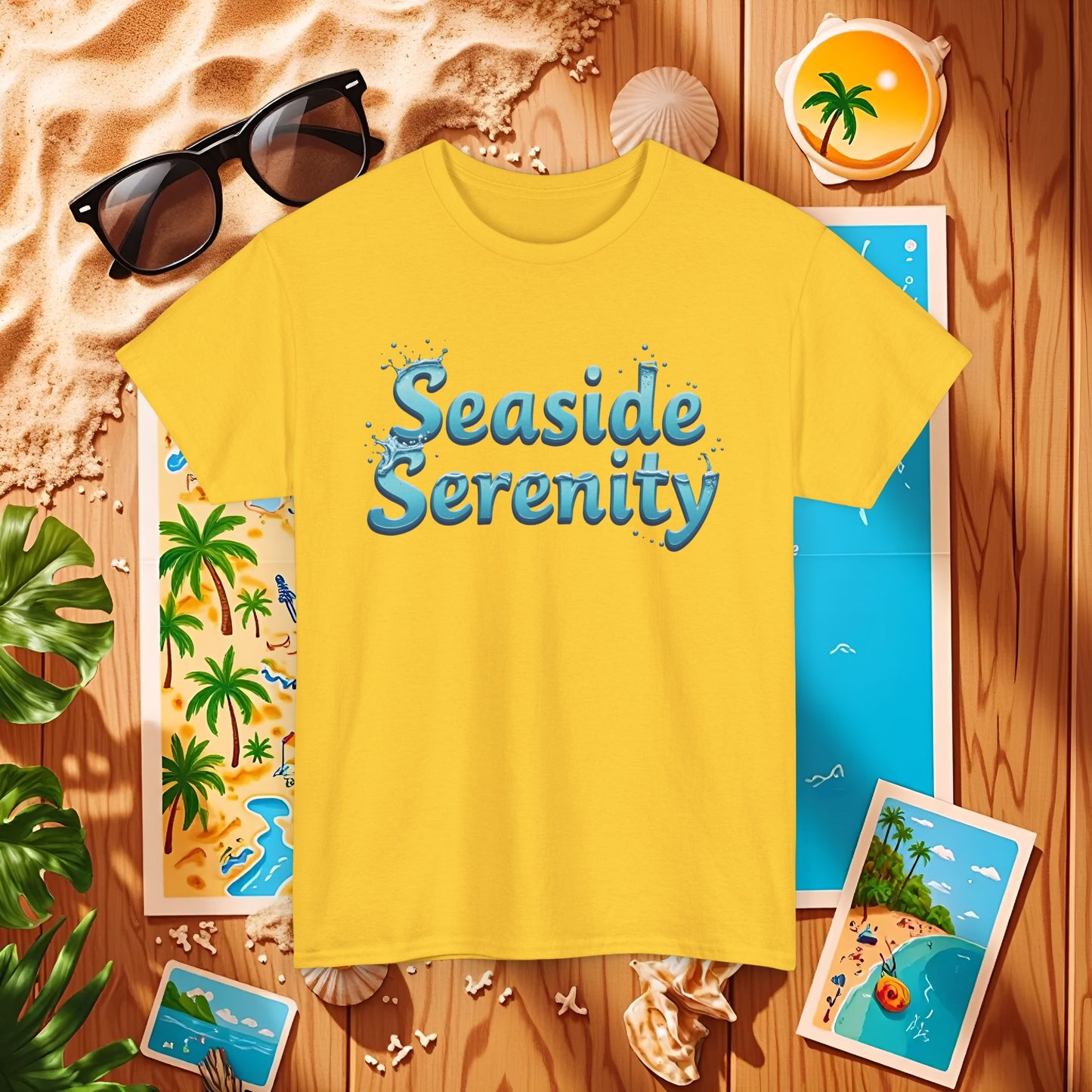 Seaside Bliss Beach Travel T-Shirts | Tropical Vacation & Coastal Lifestyle Tees