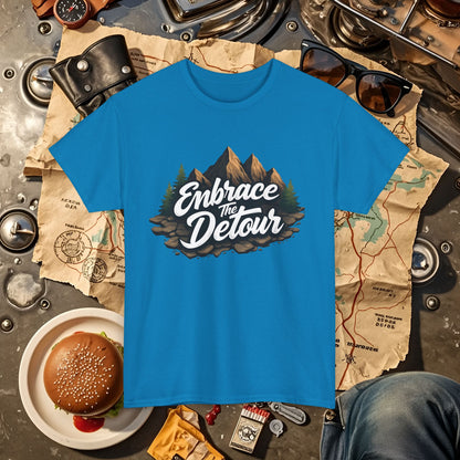 Detour Adventure Road Trip & Vehicle Travel T-Shirts | Car, RV, and Motorcycle Adventure Tees