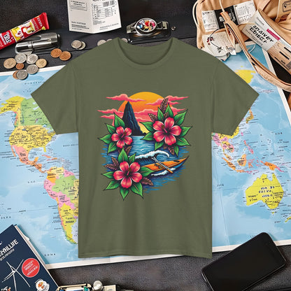 Hawaii Vibes Air Travel T-Shirts | Jetsetter, Airport, and International Flight Tees