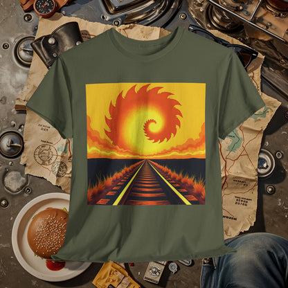 Sunset Journey Road Trip & Vehicle Travel T-Shirts | Car, RV, and Motorcycle Adventure Tees