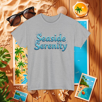 Seaside Bliss Beach Travel T-Shirts | Tropical Vacation & Coastal Lifestyle Tees