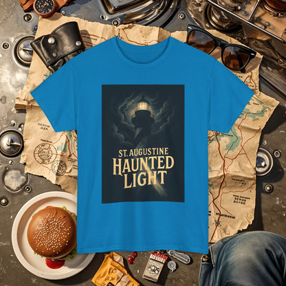 St. Augustine Haunted Lighthouse Florida Shirt – Stormy Night Dark Tourism Tee | Car, RV, and Motorcycle Adventure Tees