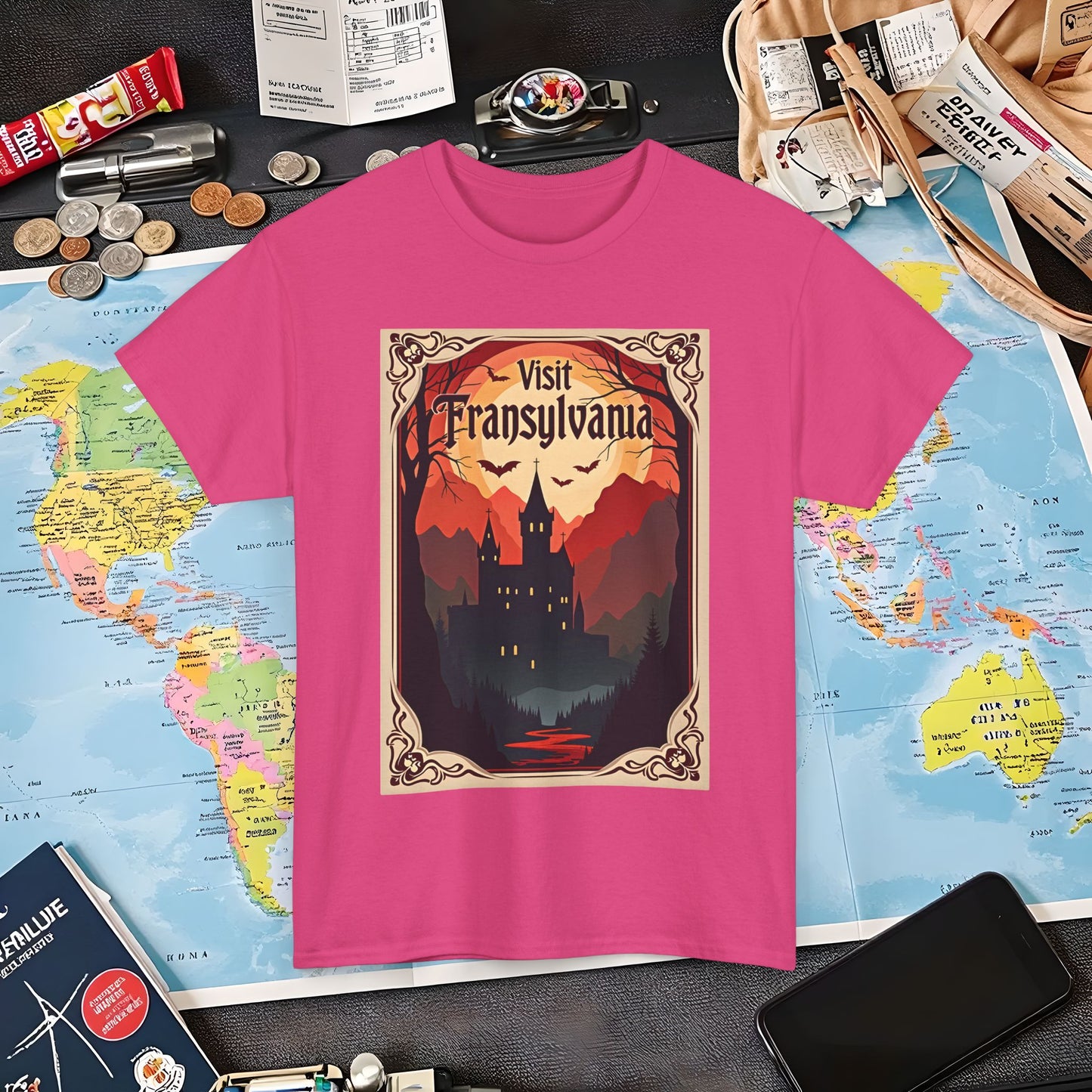 Transylvanian Valley Air Travel T-Shirts | Jetsetter, Airport, and International Flight Tees