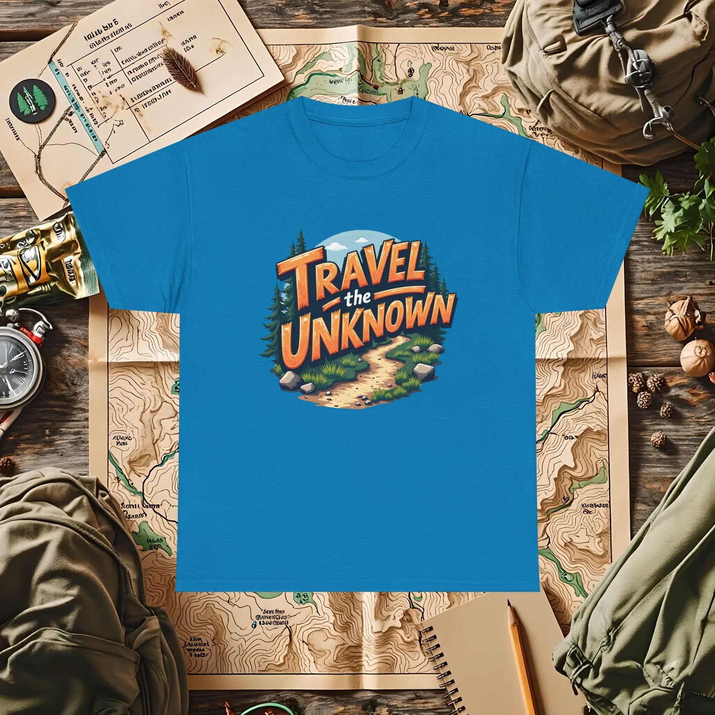 Adventurous Journey Outdoor Adventure T-Shirts | Camping, Hiking, Rafting & Kayaking Tees for Nature Lovers
