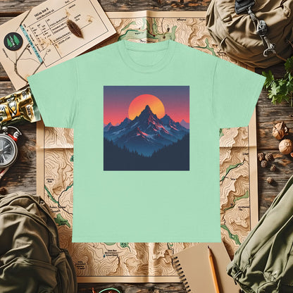 Mountain Glow Outdoor Adventure T-Shirts | Camping, Hiking, Rafting & Kayaking Tees for Nature Lovers