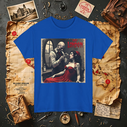 Gothic Barber T-Shirt – Jack the Ripper Era Horror in 1888 London