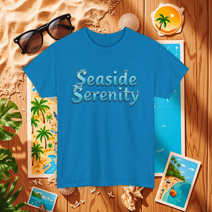Seaside Bliss Beach Travel T-Shirts | Tropical Vacation & Coastal Lifestyle Tees
