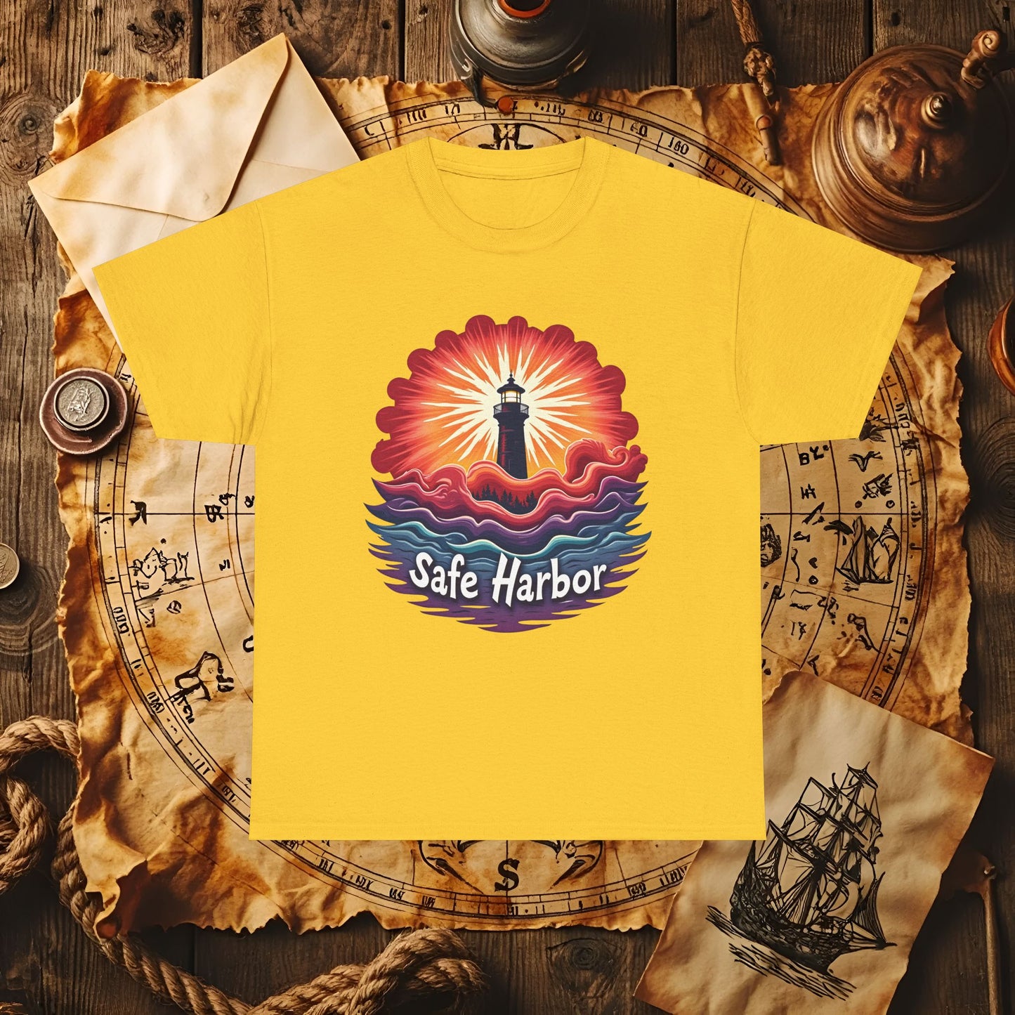 Harbor Glow Cruise Travel T-Shirts | Funny & Stylish Tees for Ocean Adventures
