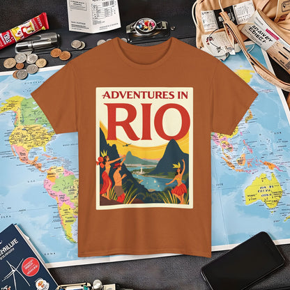 Rio Adventures Air Travel T-Shirts | Jetsetter, Airport, and International Flight Tees