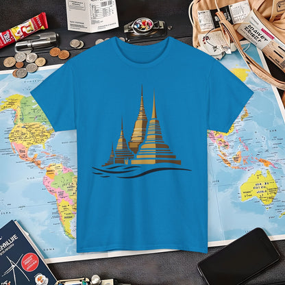 Temple Elegance Air Travel T-Shirts | Jetsetter, Airport, and International Flight Tees