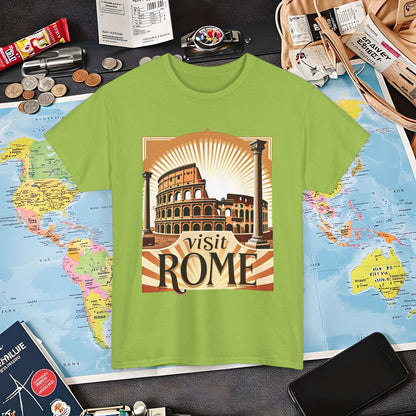 Rome Retro Air Travel T-Shirts | Jetsetter, Airport, and International Flight Tees