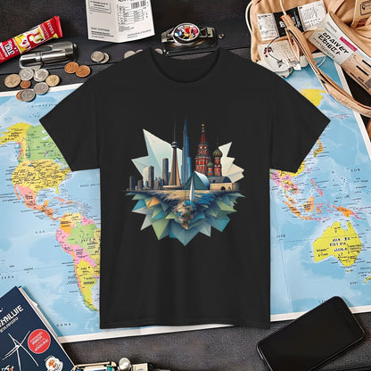 Urban Geometry Air Travel T-Shirts | Jetsetter, Airport, and International Flight Tees