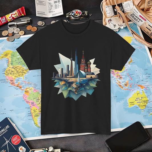 Urban Geometry Air Travel T-Shirts | Jetsetter, Airport, and International Flight Tees