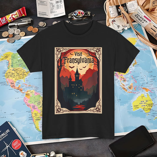 Transylvanian Valley Air Travel T-Shirts | Jetsetter, Airport, and International Flight Tees