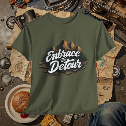 Detour Adventure Road Trip & Vehicle Travel T-Shirts | Car, RV, and Motorcycle Adventure Tees