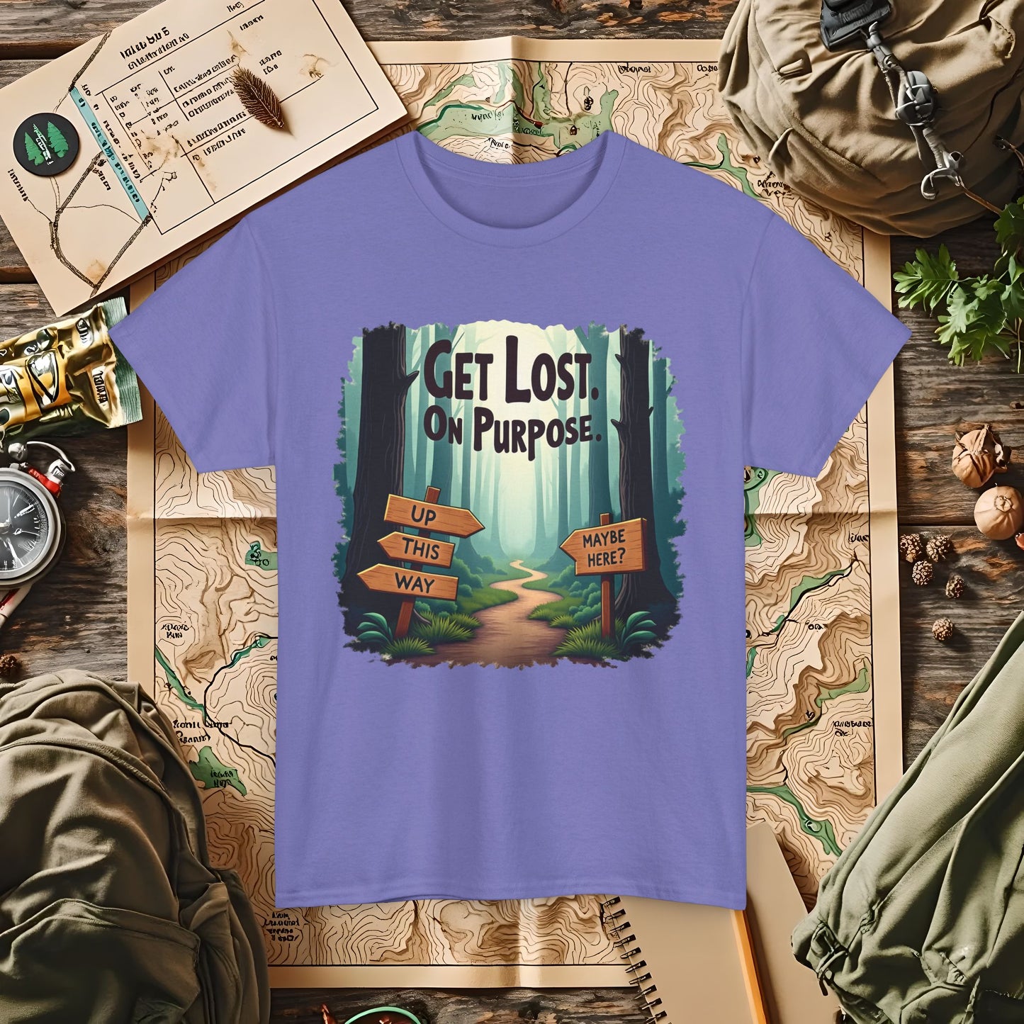 Nature Escape Outdoor Adventure T-Shirts | Camping, Hiking, Rafting & Kayaking Tees for Nature Lovers