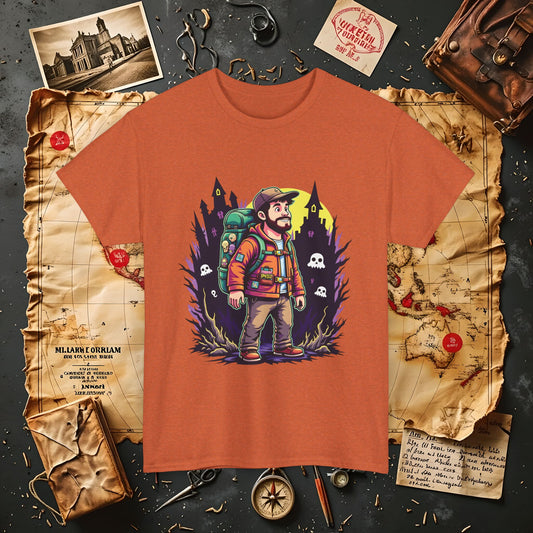 Ghost Hunt Thrillseeker Dark Tourism T-Shirts | Hauntingly Cool Travel Tees for the Morbidly Curious