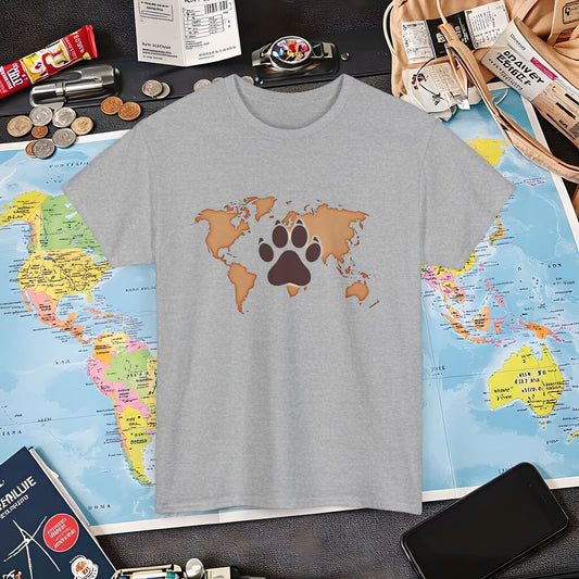 Paw Connect Air Travel T-Shirts | Jetsetter, Airport, and International Flight Tees