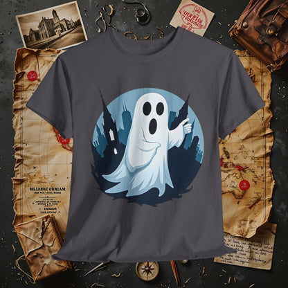 Ghostly Guide True Dark Tourism T-Shirts | Hauntingly Cool Travel Tees for the Morbidly Curious