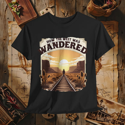 How the West was Wandered Western Travel T-Shirts | Desert, Ghost Town, and Cowboy-Inspired Adventure Tees