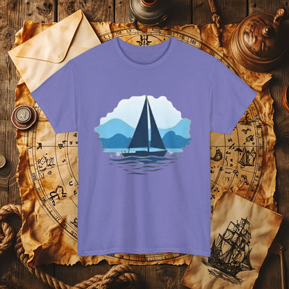 Sailboat Serenity Cruise Travel T-Shirts | Funny & Stylish Tees for Ocean Adventures