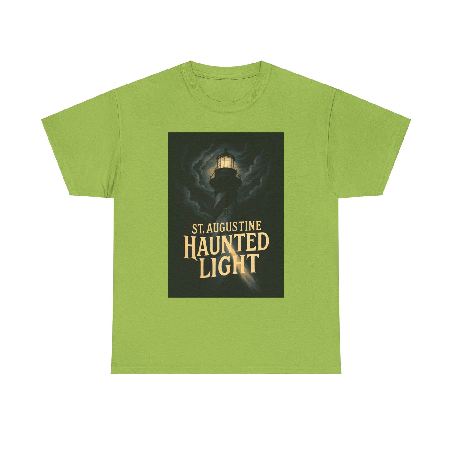 St. Augustine Haunted Lighthouse Florida Shirt – Stormy Night Dark Tourism Tee | Car, RV, and Motorcycle Adventure Tees