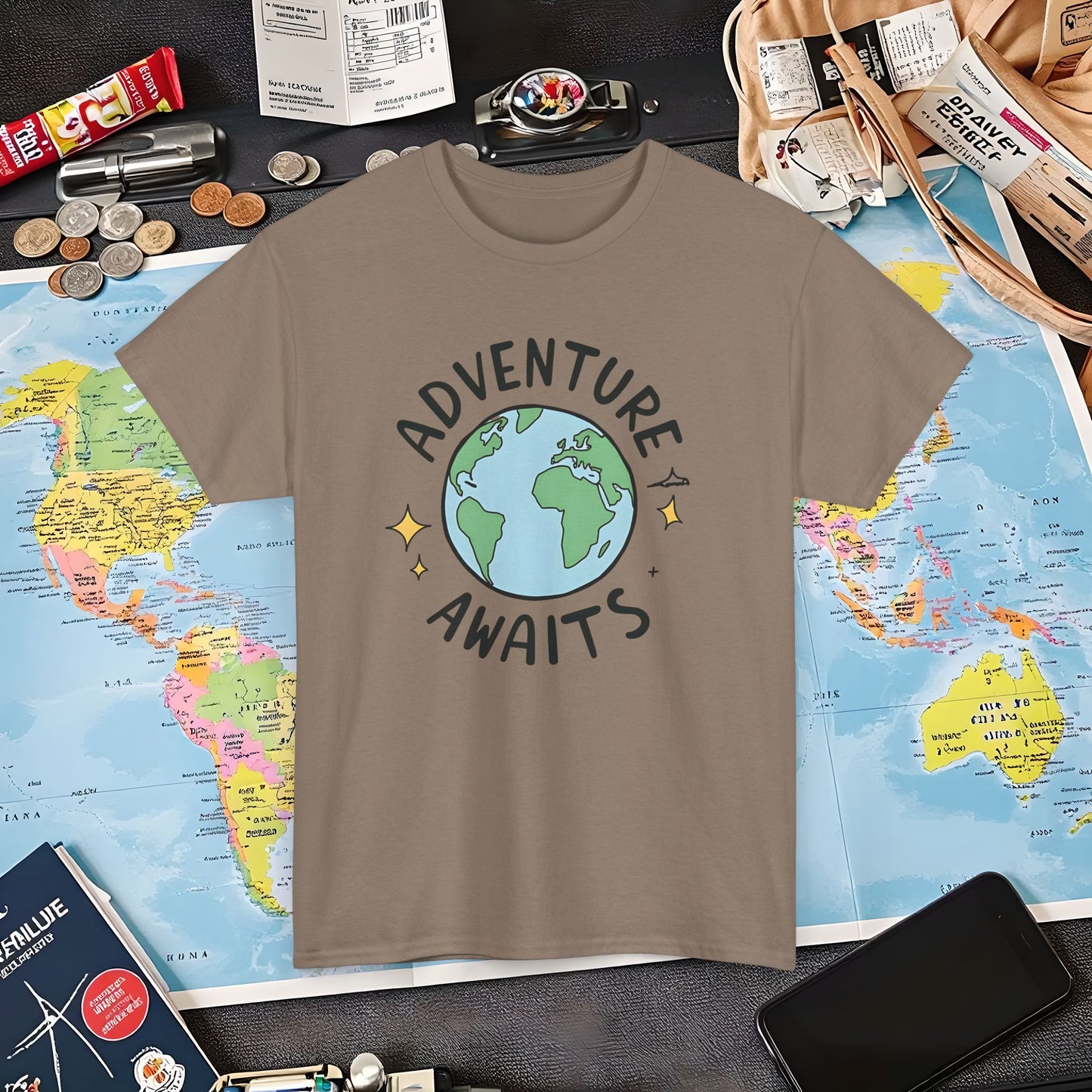 Adventure Globe Air Travel T-Shirts | Jetsetter, Airport, and International Flight Tees