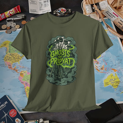 Ghosts of Pripyat Ferris Wheel Shirt – Haunted Chernobyl Dark Tourism Tee | Layover Club Air Travel T-Shirts | Jetsetter, Airport, and International Flight Tees