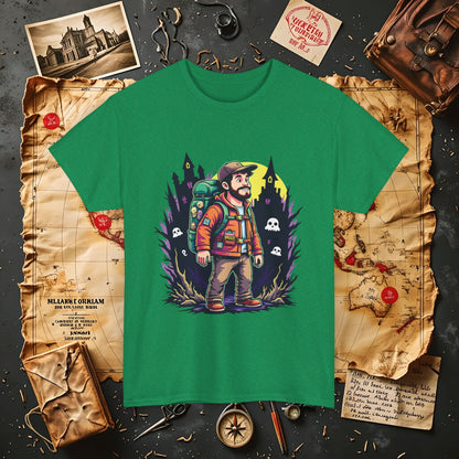 Ghost Hunt Thrillseeker Dark Tourism T-Shirts | Hauntingly Cool Travel Tees for the Morbidly Curious