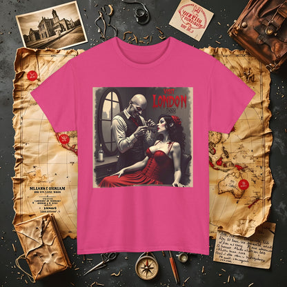 Gothic Barber T-Shirt – Jack the Ripper Era Horror in 1888 London