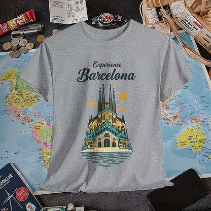 Barcelona Beauty Air Travel T-Shirts | Jetsetter, Airport, and International Flight Tees
