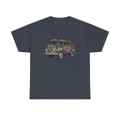 Kaleidoscope Van Road Trip & Vehicle Travel T-Shirts | Car, RV, and Motorcycle Adventure Tees