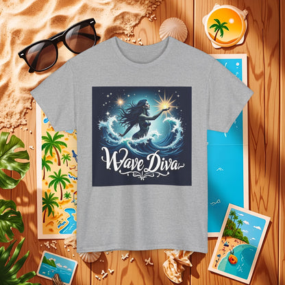 Celestial Waves Beach Travel T-Shirts | Tropical Vacation & Coastal Lifestyle Tees