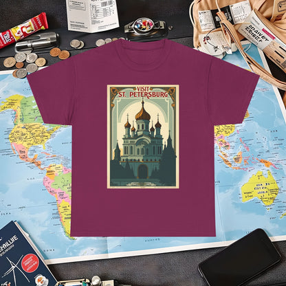 Visit St Petersburg Air Travel T-Shirts | Jetsetter, Airport, and International Flight Tees