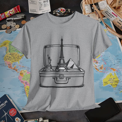Wanderlust Suitcase Air Travel T-Shirts | Jetsetter, Airport, and International Flight Tees