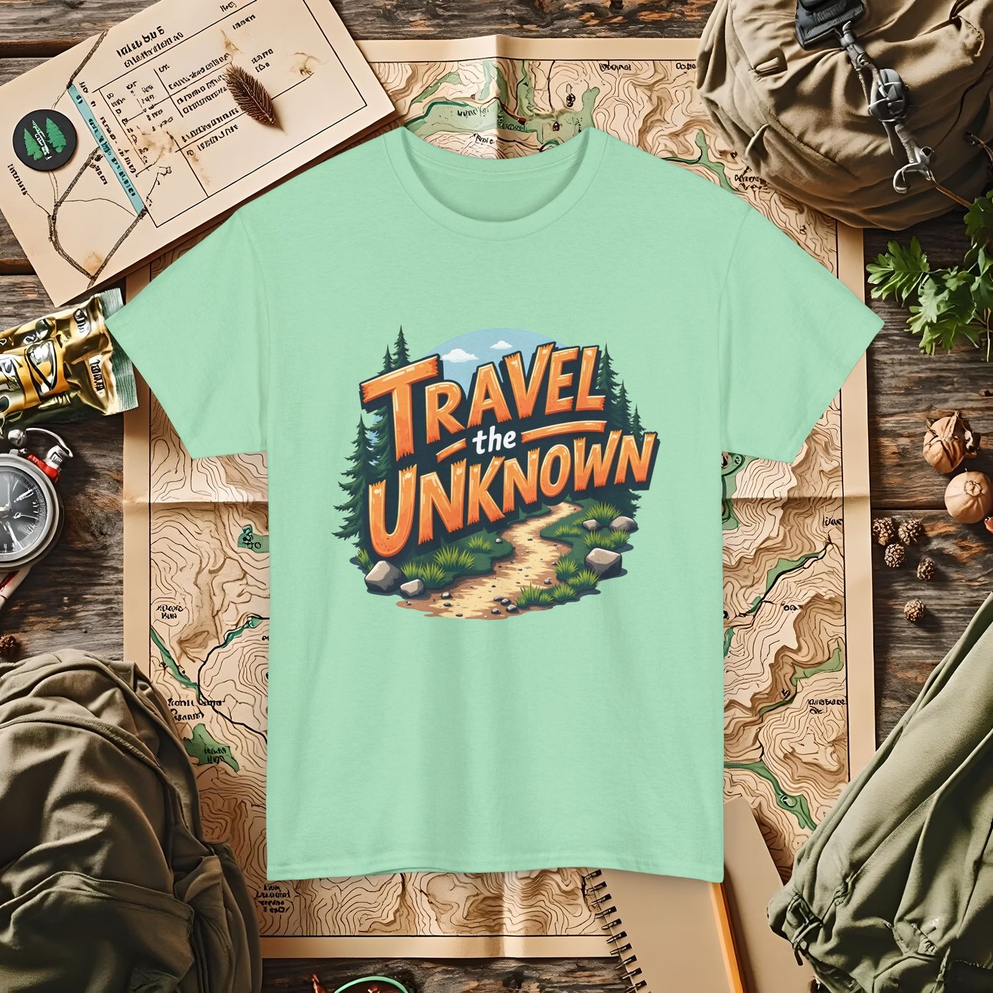 Adventurous Journey Outdoor Adventure T-Shirts | Camping, Hiking, Rafting & Kayaking Tees for Nature Lovers