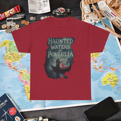 Haunted Venice Ghostly Gondolier Shirt – Spooky Dark Tourism Graphic Tee | Layover Club Air Travel T-Shirts | Jetsetter, Airport, and International Flight Tees