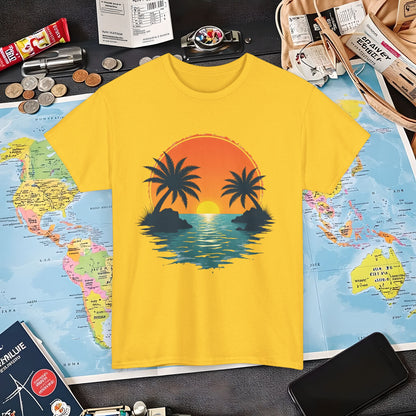 Tropical Escape Air Travel T-Shirts | Jetsetter, Airport, and International Flight Tees