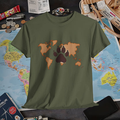 Paw Connect Air Travel T-Shirts | Jetsetter, Airport, and International Flight Tees